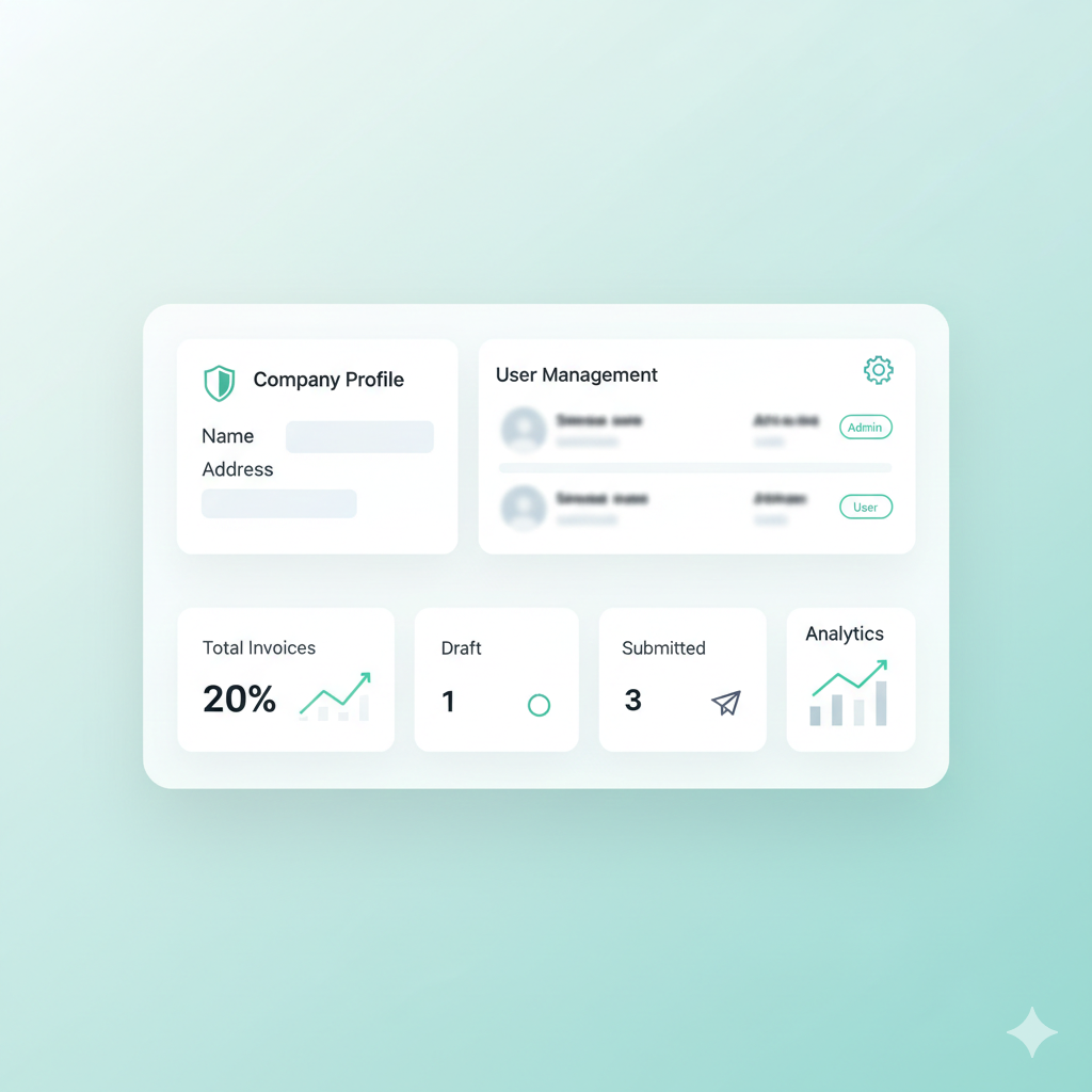 Setup and control panel visual