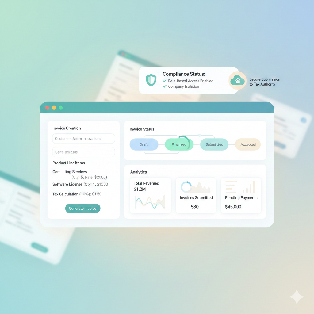 ERP workflow overview illustration